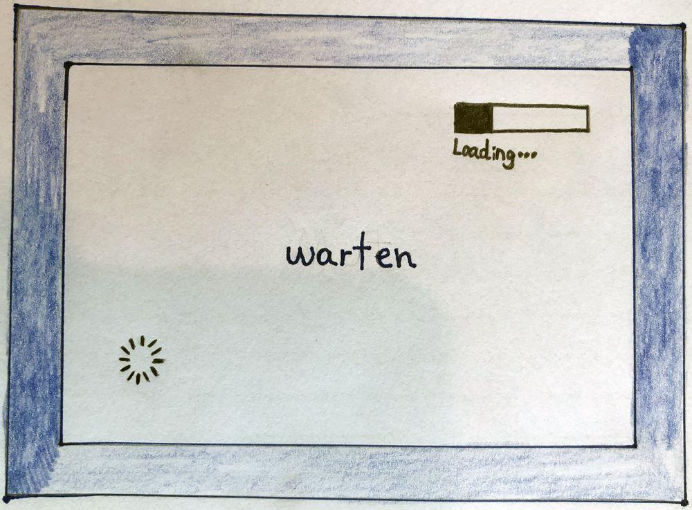 Warten - ein Kunstprojekt