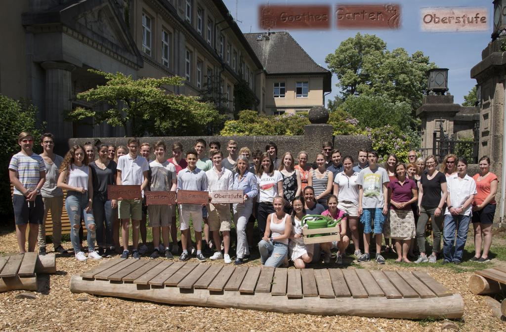 Goethes Garten wird eingeweiht...